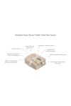 Bamboo Face / Burp / Wash Towel Beige, set 3-pack MY MEMI