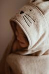 Bamboo big cream towel - cat MY MEMI