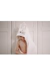 Bamboo big cream towel - cat MY MEMI