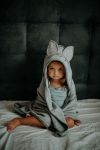 Bamboo Towel Light Grey - rabbit MY MEMI