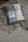 Bamboo Swaddle Blanket / Light Blanket with Silver Ions 100x100 Cream MY MEMI