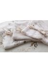 Bamboo muslin swaddle 120x120 - bells - MY MEMI