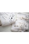 Bamboo muslin swaddle 120x120 - kittens - MY MEMI