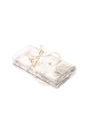 Bamboo muslin swaddle 100x100 - boho flowers MY MEMI