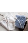 Bamboo towel dusty blue - bear - MY MEMI